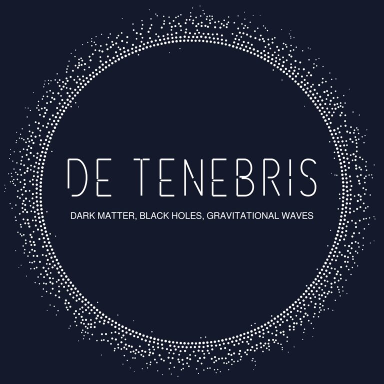 De Tenebris: dark matter, black holes, gravitational waves